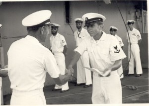 First Chevron on the USS New Orleans June 1977 Subic Bay Phillipines